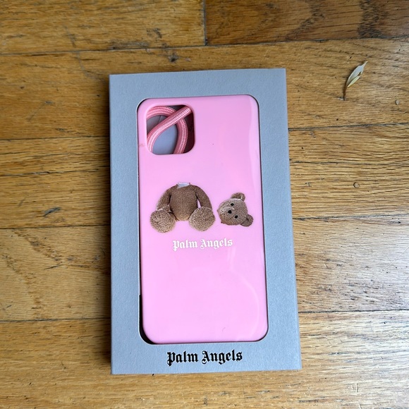 Palm Angels Iphone Case 12/12 Pro Pink Brown - Picture 1 of 2